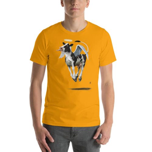 Holy Cow Animal Illustration Unisex Tee Shirt - rob art | illustration