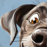 Mongrel Dog Caricature​