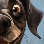 Mongrel Dog Caricature​